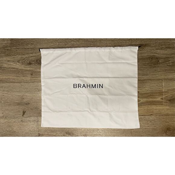 Brahmin Dust Bag White Drawstring - Picture 1 of 3